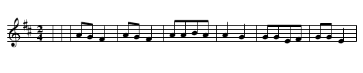 Gruenes Gras, gruenes Gras unter meinen Fuessen, - staff notation