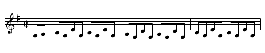 Grumbling Old Man and Woman, The - staff notation