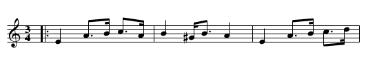 Gruvan - staff notation