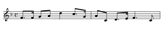 Gu ma slan a chi mi - staff notation