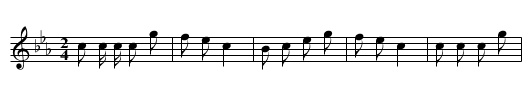 Guanggunr kuqi - staff notation