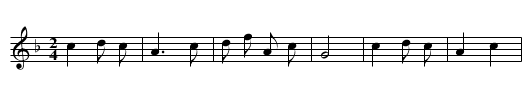 Guanggunr kuqi - staff notation