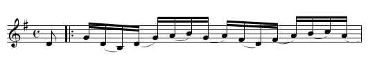 Gubben Noaks marsch - staff notation