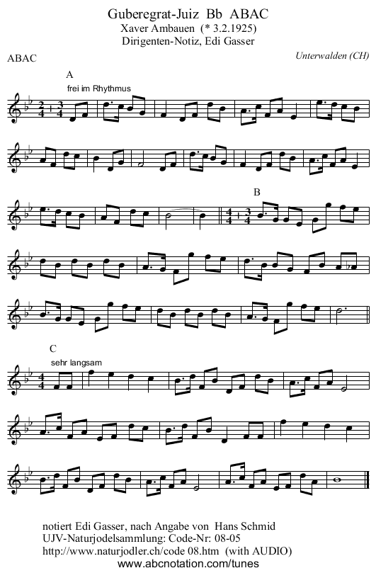 Guberegrat-Juiz Bb ABAC - staff notation