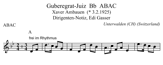 Guberegrat-Juiz  Bb  ABAC - staff notation