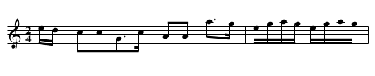 GUDE NIGHT AND JOY BE WI' YOU A' - staff notation