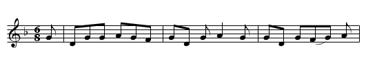 Gude Wallace - staff notation