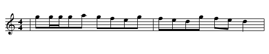 GUEDENNES DE LANGUEUX - staff notation