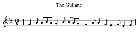 Gullane, The  - staff notation