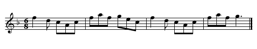 Gussondall Bay. WM.126 - staff notation