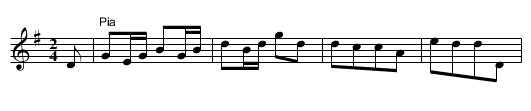 Gustavus Galloppe. JMT.119 - staff notation