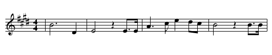GUTE NACHT MEINE WALLFAHRT IST VOLLBRACHT - staff notation