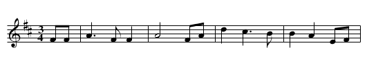 Guten Abend, gut Nacht - staff notation