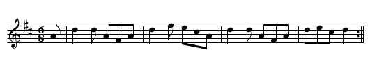 Gwilym's Delight - staff notation