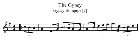 Gypsy, The - staff notation