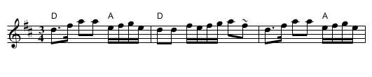 Haapolska - staff notation