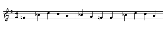 HAB ICH MEIN TAG KEIN GUT GETHAN - staff notation