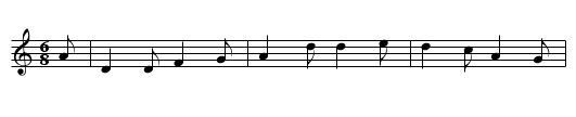 Hackler from Grouse Hall, The  - staff notation