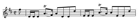 Ha'd the Cradle Rockin - staff notation