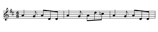 Hag at the Churn, The  - staff notation