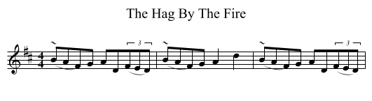 Hag By The Fire, The  - staff notation