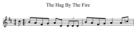 Hag By The Fire, The  - staff notation