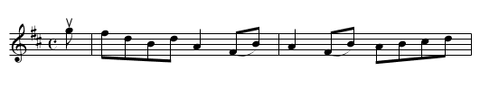 HAGGS CASTLE - staff notation