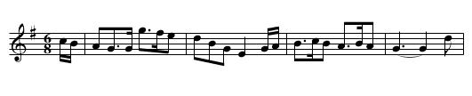 Hail to the Shamrock - staff notation