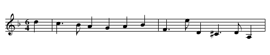 Hailston Jigg - staff notation