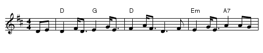 Hakki's Polka 2nd part - staff notation
