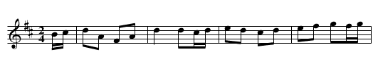 Halfdoor - staff notation