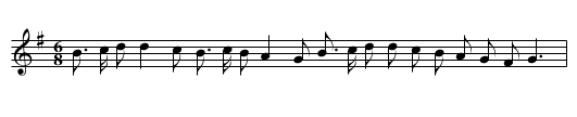 Halfe Hannikin - staff notation