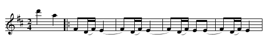 Halling 2 - staff notation
