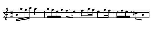 Halling efter Per L&ouml;f - staff notation