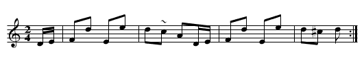 Halling - staff notation