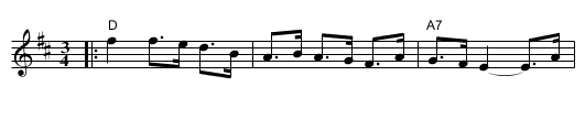 Hambo from Kalle Alml - staff notation