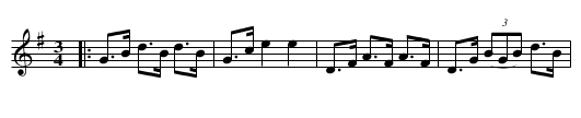 Hambopolska från Granåsen - staff notation