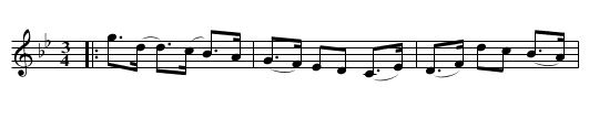 Hambo-polska från Vrångebo - staff notation