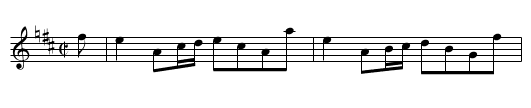Hamilton House. Ru2.067 - staff notation