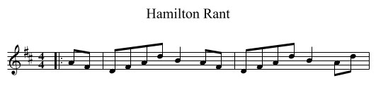 Hamilton Rant - staff notation