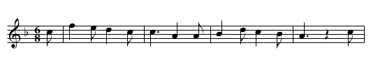 HAMILTON SETT (tune 4) - staff notation