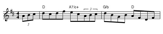 Hamish - staff notation