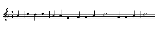 Hammerschmiedsg'selln (d') - staff notation