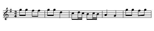 Hampshire March. BC.21 - staff notation
