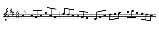Hampson's Fancy - staff notation