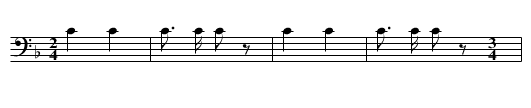 Hand Game Guessing Song (a) - staff notation