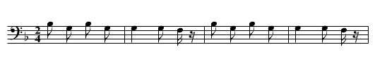 Hand Game Guessing Song (c) - staff notation