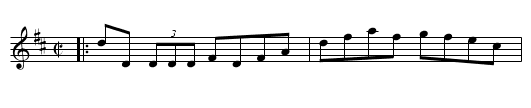 Hand Me Down the Tackle - staff notation