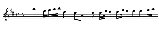 HANDEL'S CLARIONET - staff notation