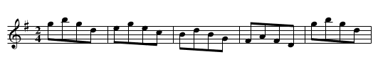Handsome Fellow. JBut.591, The - staff notation